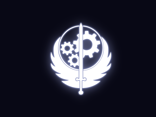 600x450 Fallout Art Brotherhood Of Steel Logo Posters