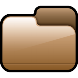 256x256 Folder Closed Brown Icon Scrap Iconset Hopstarter