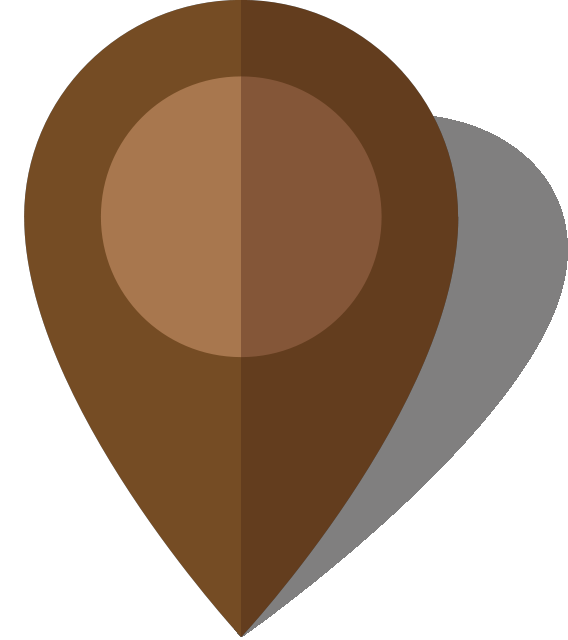 568x640 Simple Location Map Brown Free Vector Data