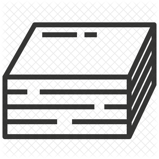 512x512 Brownie Icon Of Line Style