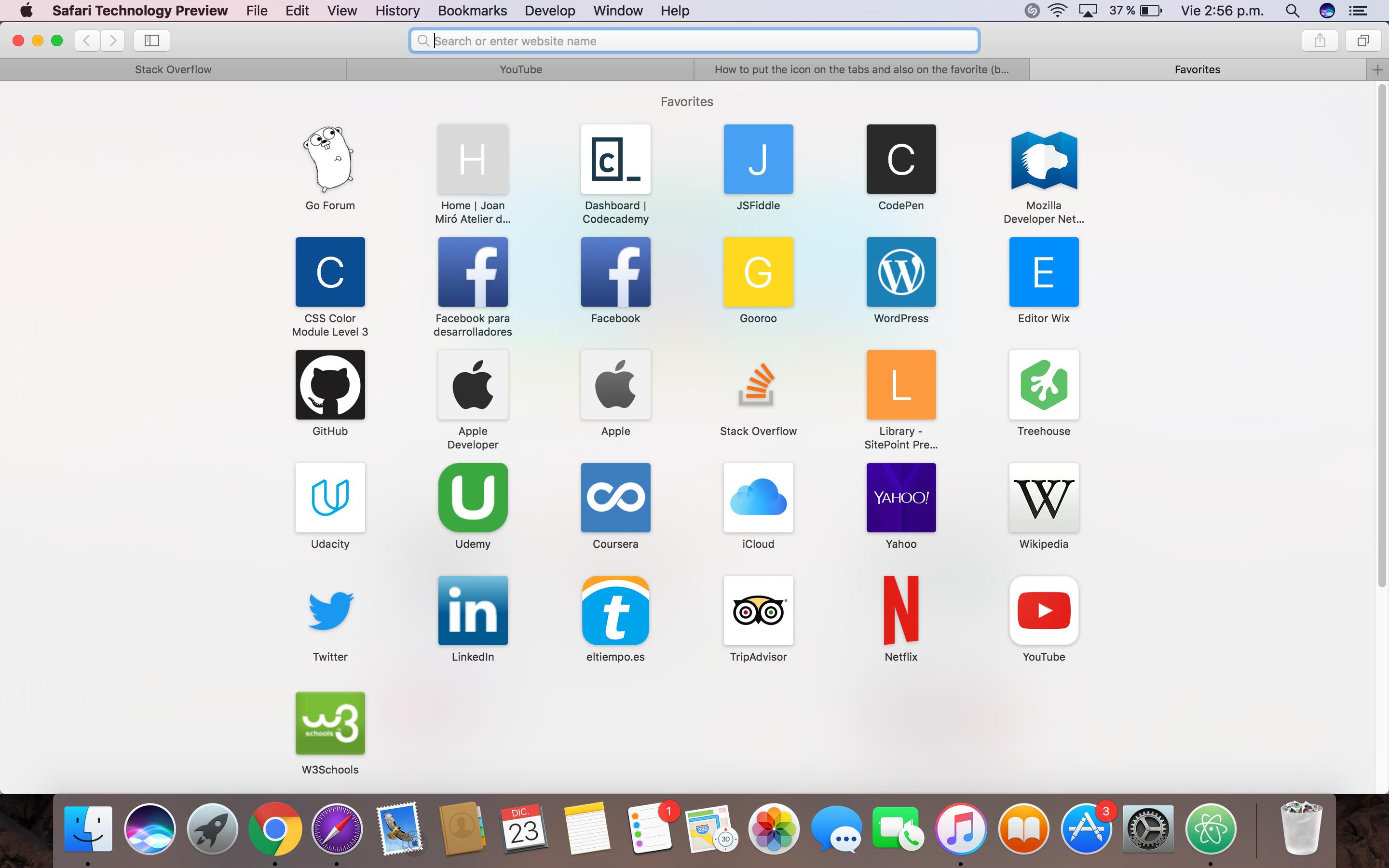 Browser tab