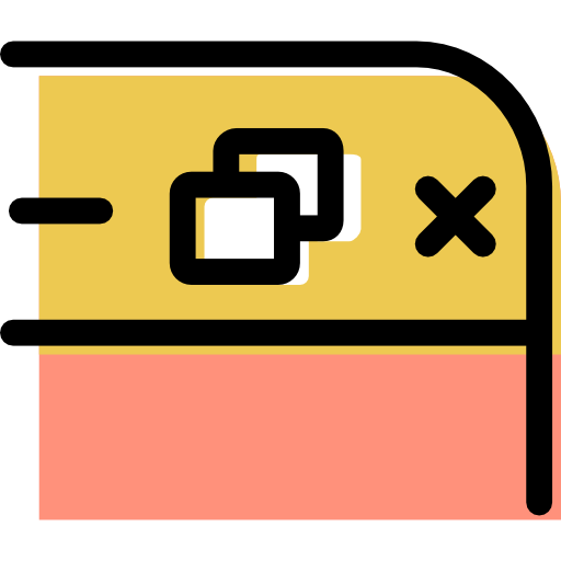 512x512 Browser, Window, Minimize, Maximize, Close Icon Free Of Color