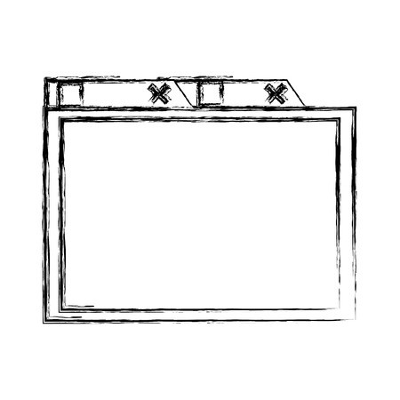 450x450 Isolated Simple Browser Window Icon Vector Illustration Graphic