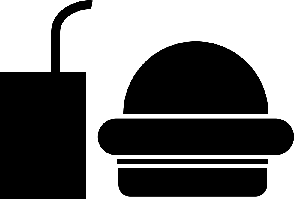 980x664 Junk Food Brunch Of Burger And Soda Png Icon Free Download