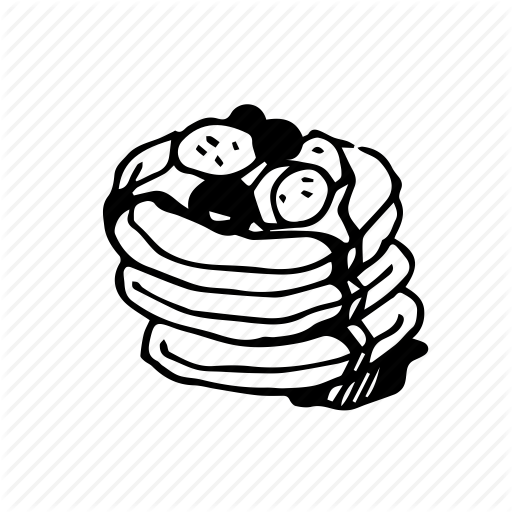 512x512 Bakery, Bread, Brunch, Cafe, Dessert, Pancake, Syrup Icon