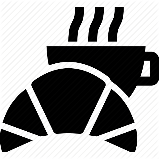 512x512 Breakfast, Brunch, Coffee, Croissant Icon