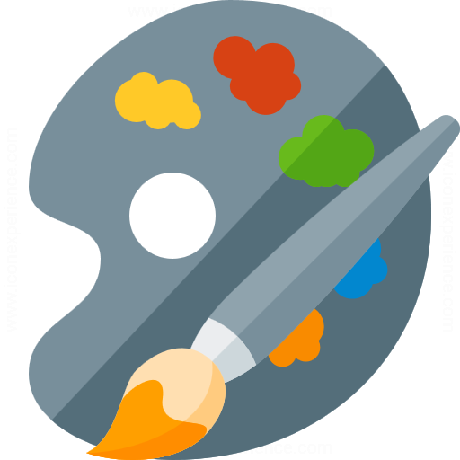 512x512 Iconexperience G Collection Painters Palette Brush Icon