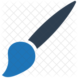 256x256 Paint Brush Icon Of Flat Style