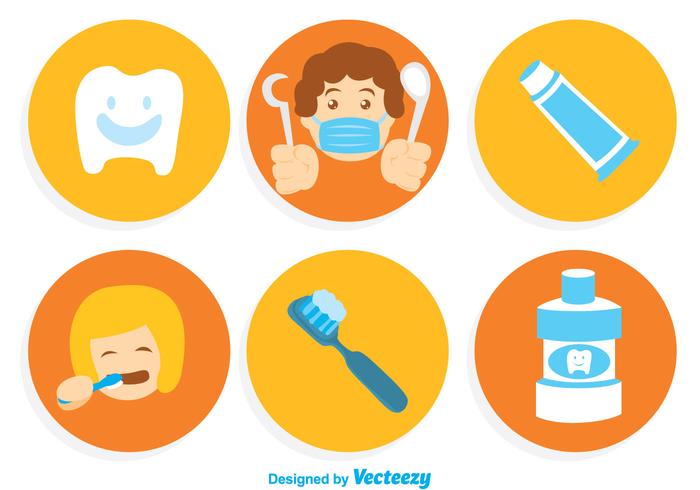 700x490 Brushing Teeth Cartoon Icons