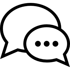 240x240 Speech Bubble Comments
