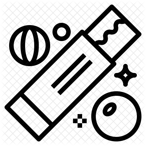 512x512 Bubble Gum Icon Of Line Style