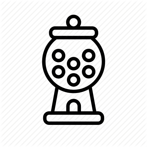 512x512 Bubble, Bubblegum, Candy, Gum, Gumball, Machine, Sweet Icon