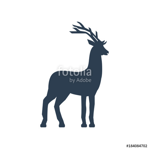 500x500 Buck Icon On White Background Stock Image And Royalty Free