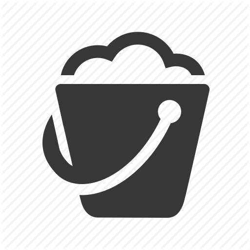 512x512 Bucket, Cleaning Icon