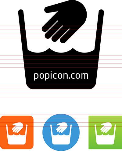 400x495 Hand Wash With Bucket Icon