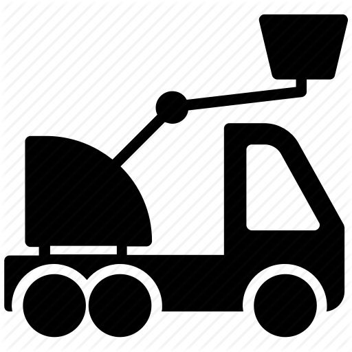 512x512 Basket Truck, Boom Truck, Bucket Truck, Cherry Picker, Lift Truck Icon