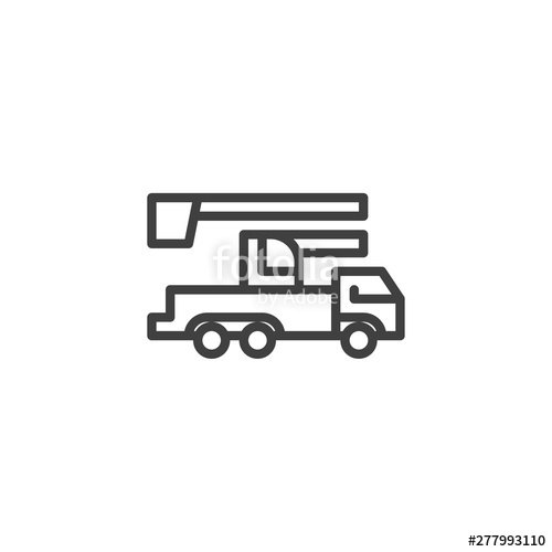 Bucket Truck Icon at Vectorified.com | Collection of Bucket Truck Icon ...