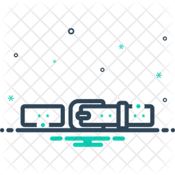 256x256 Buckle Icon Of Line Style