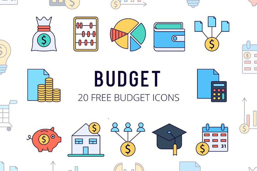 900x600 Budget Vector Free Icon Pack Free Design Resources