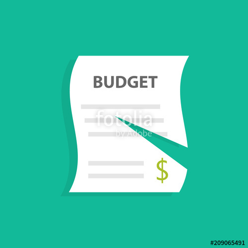 500x500 Cutting Budget Icon Stock Image And Royalty Free Vector