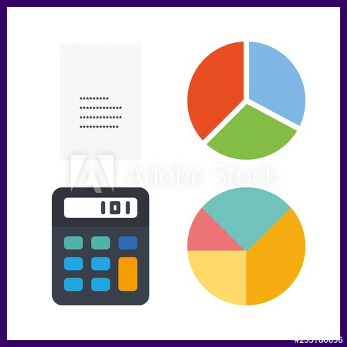 500x500 Budget Icon Receipt And Calculator Vector Icons In Budget Set
