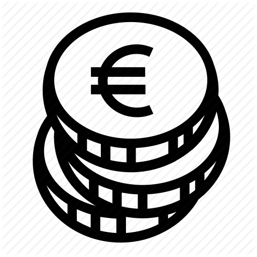512x512 Budget, Business, Coins, Currency, Euro, Finance, Money Icon