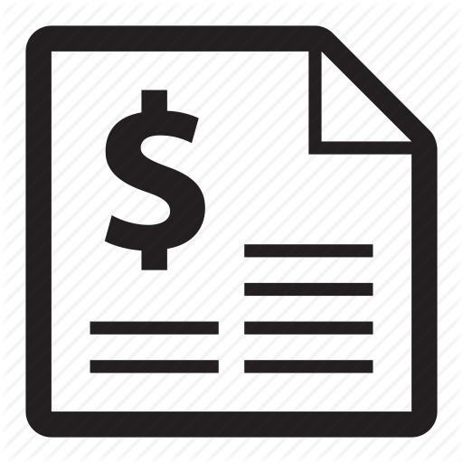 512x512 Budget, Dollar, Ledger, List, Money, Report, Text Icon