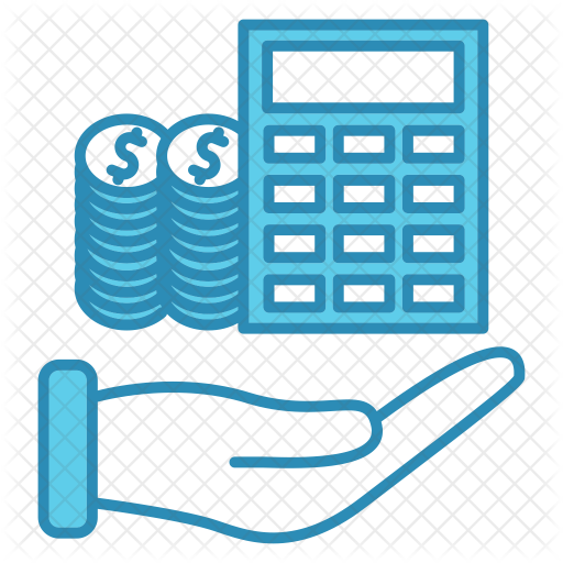 512x512 Budget Calculation Icon Of Colored Outline Style
