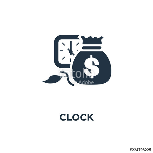 500x500 Clock Icon Financial Period, Budget Planning, Expenses