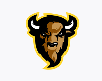 325x260 Mascot I Icon Buffalo Logo, Bison Logo