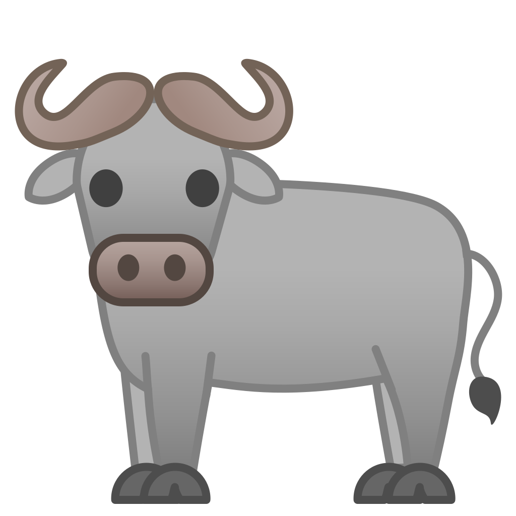 1024x1024 Water Buffalo Icon Noto Emoji Animals Nature Iconset Google