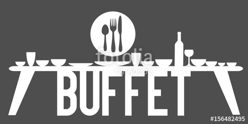 Buffet Icon Stock Image And Royalty Free Vector On Fotolia 500x250 Buffet Icon Stock Image And Royalty Free Vector On Fotolia