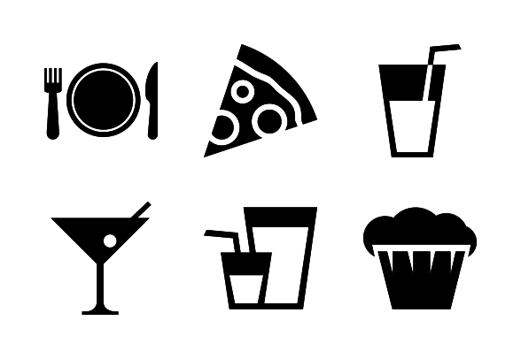 Buffet Set Icons 588x406 Buffet Set Icons