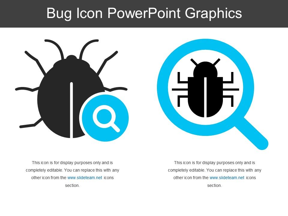 960x720 Bug Icon Powerpoint Graphics Powerpoint Slide Images Ppt
