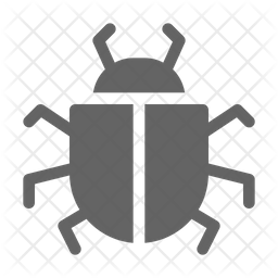 256x256 Bug Icon Of Glyph Style