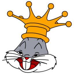 Bugs Bunny King Icon Looney Tunes Iconset Sykonist 256x256 Bugs Bunny King Icon Looney Tunes Iconset Sykonist