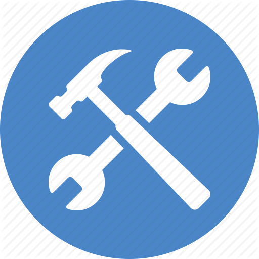 512x512 Blue, Build, Circle, Project, Repair, Settings, Tools Icon