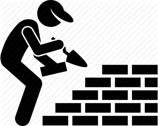 512x411 Brick, Builder, Construction, Contractor, Stacking, Worker Icon