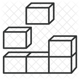 256x256 Building Icon Of Line Style