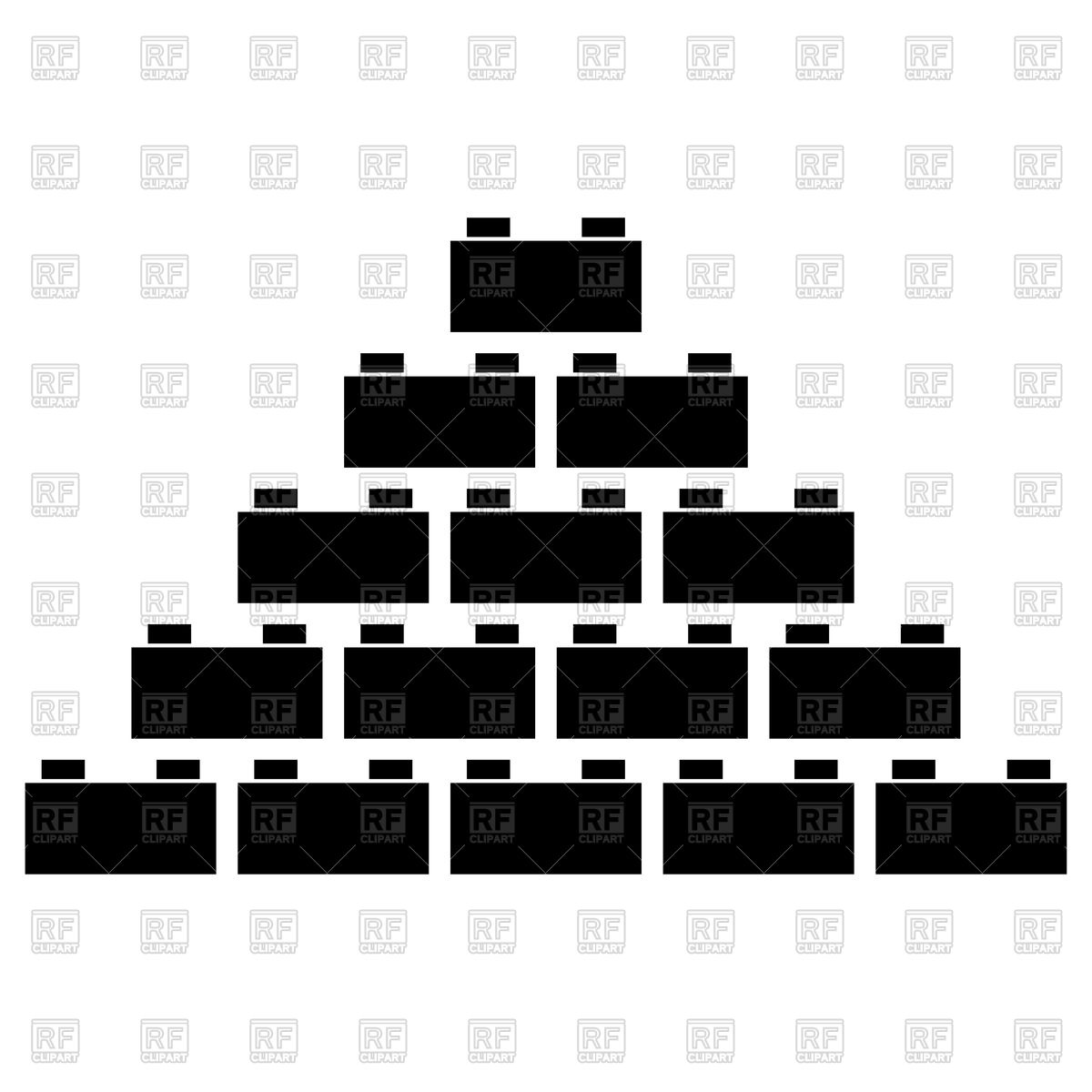 1200x1200 Building Block Black Color Icon Vector Image Of Icons And Emblems