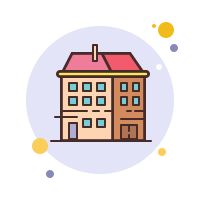 Building Icons 200x200 Building Icons
