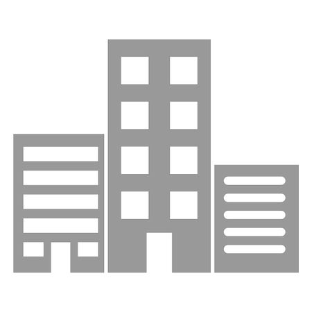 Vector Illustration With Grey Building Icon Freestock Icons 450x450 Vector Illustration With Grey Building Icon Freestock Icons
