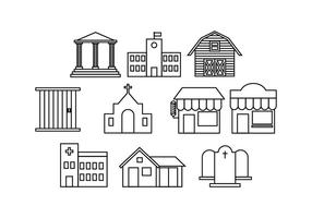 286x200 Building Icon Free Vector Art