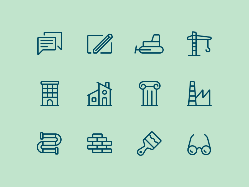 800x600 Free Building Icons