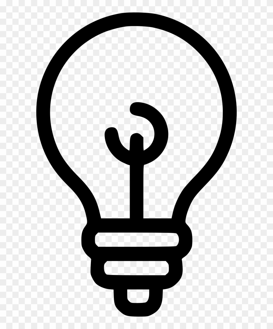 880x1060 Creative Bulb Lamp Png Icon Free
