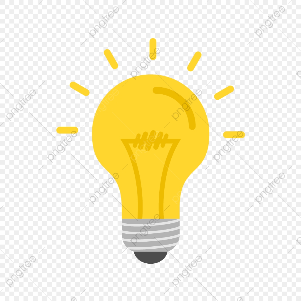 1024x1024 Light Bulb Flat Multi Color Icon, Light Bulb, Bulb, Light Png
