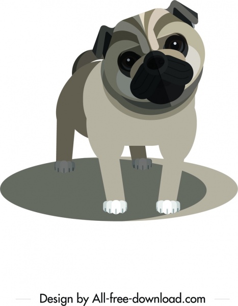 467x600 Bulldog Icon Brown Sketch Free Vector In Adobe Illustrator