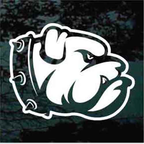 500x500 Bulldog Head Icon Decals Car Window Stickers Decal Junky