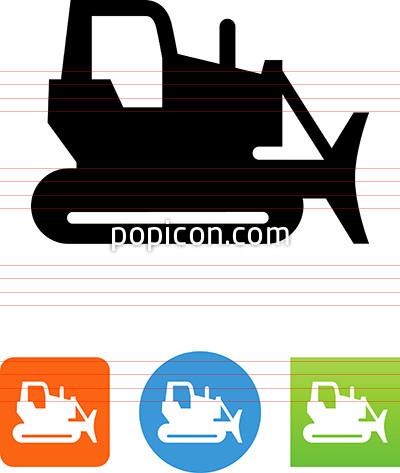 400x473 Bulldozer Icon