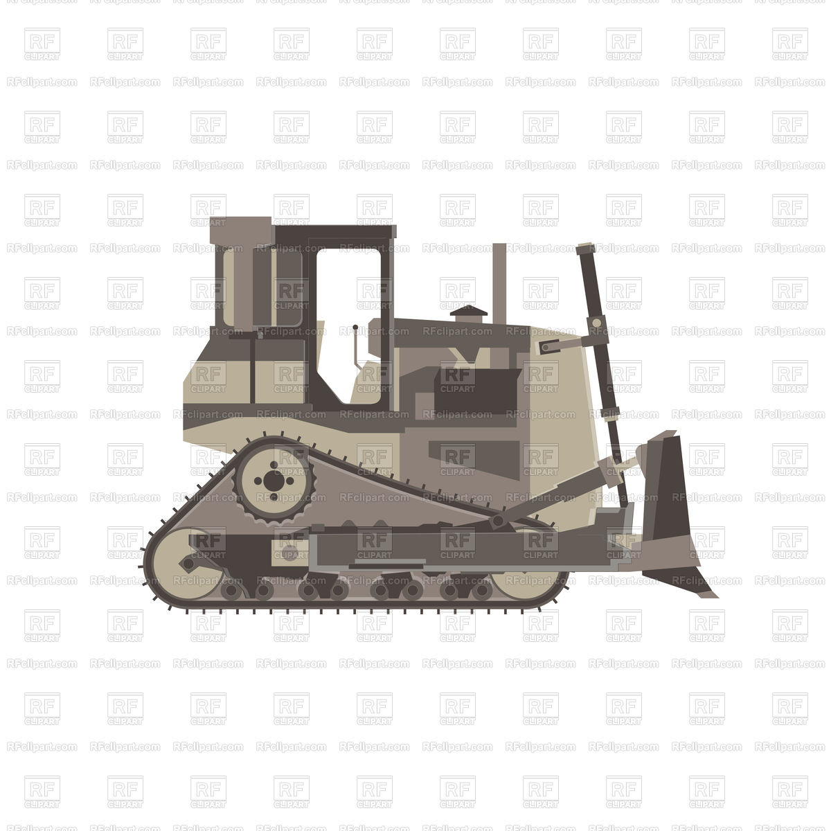 1200x1200 Bulldozer Icon Vector Image Of Transportation Vectorup